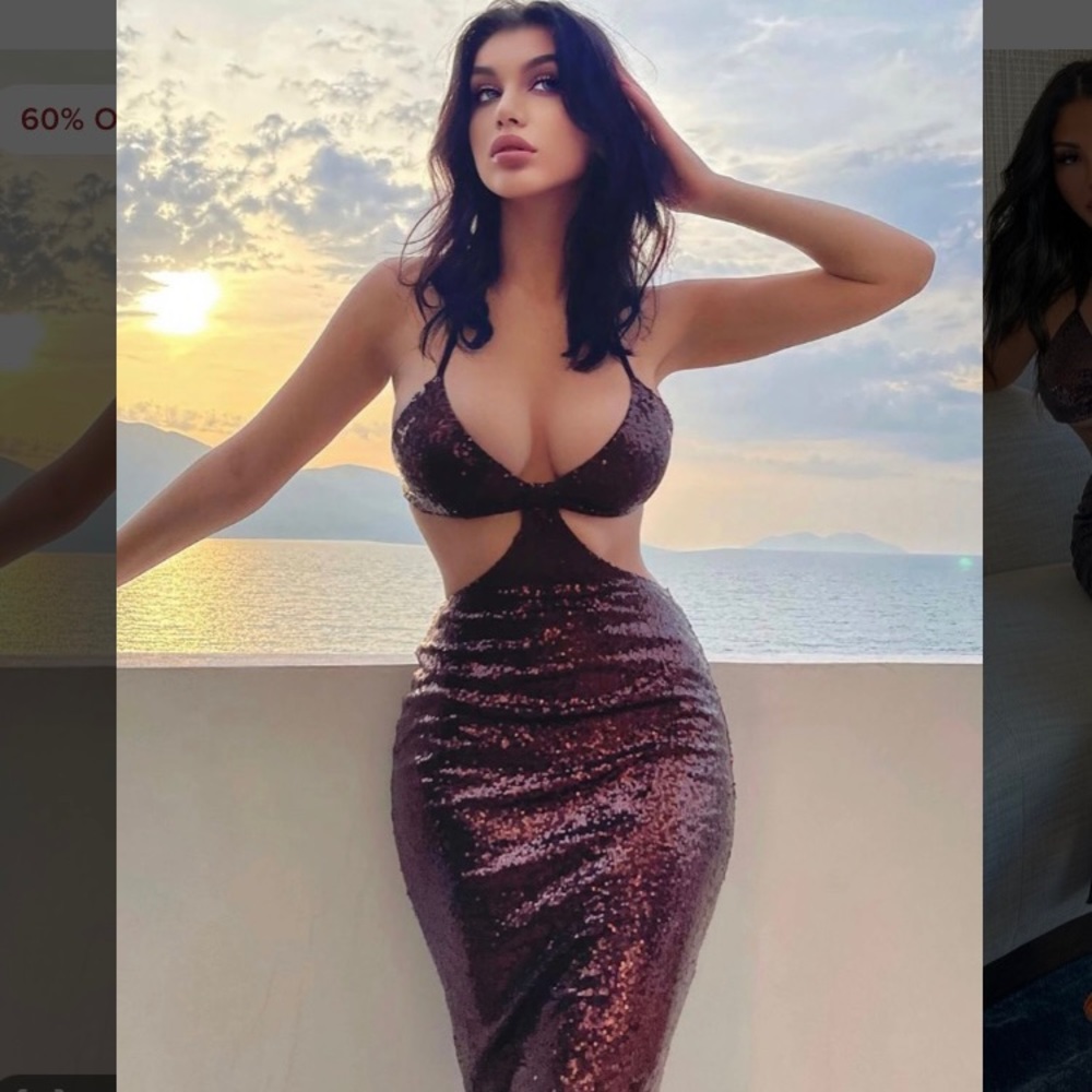 Sequin Maxi Dress